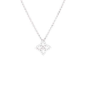 Roberto Coin Small Princess Flower Outline Pendant Necklace